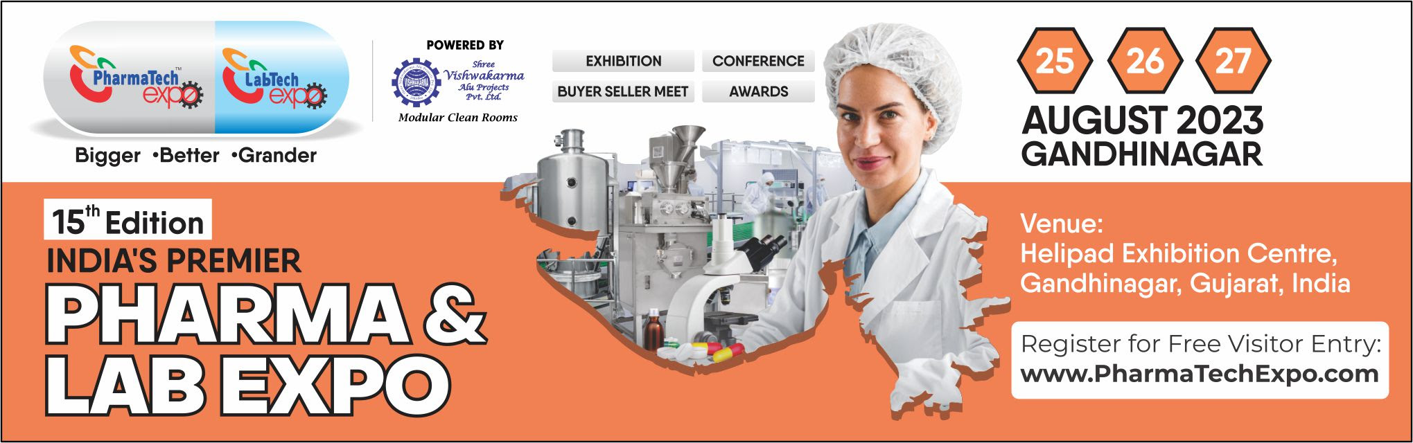 PharmaTech Expo and LabTech Expo 2023 - Gandhinagar